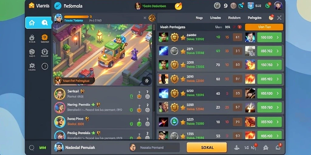 Sistem reward yang menguntungkan untuk pemain aktif.