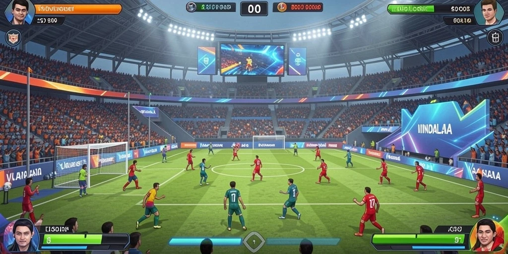 Screenshot menunjukkan interaksi multiplayer yang seru.