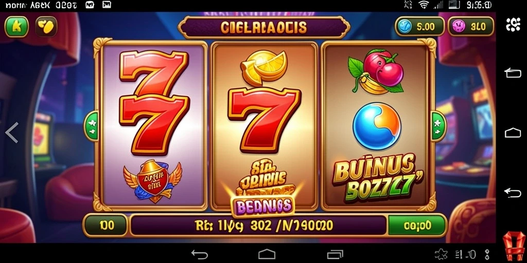 Screenshot memperlihatkan fitur bonus yang menguntungkan bagi pemain.